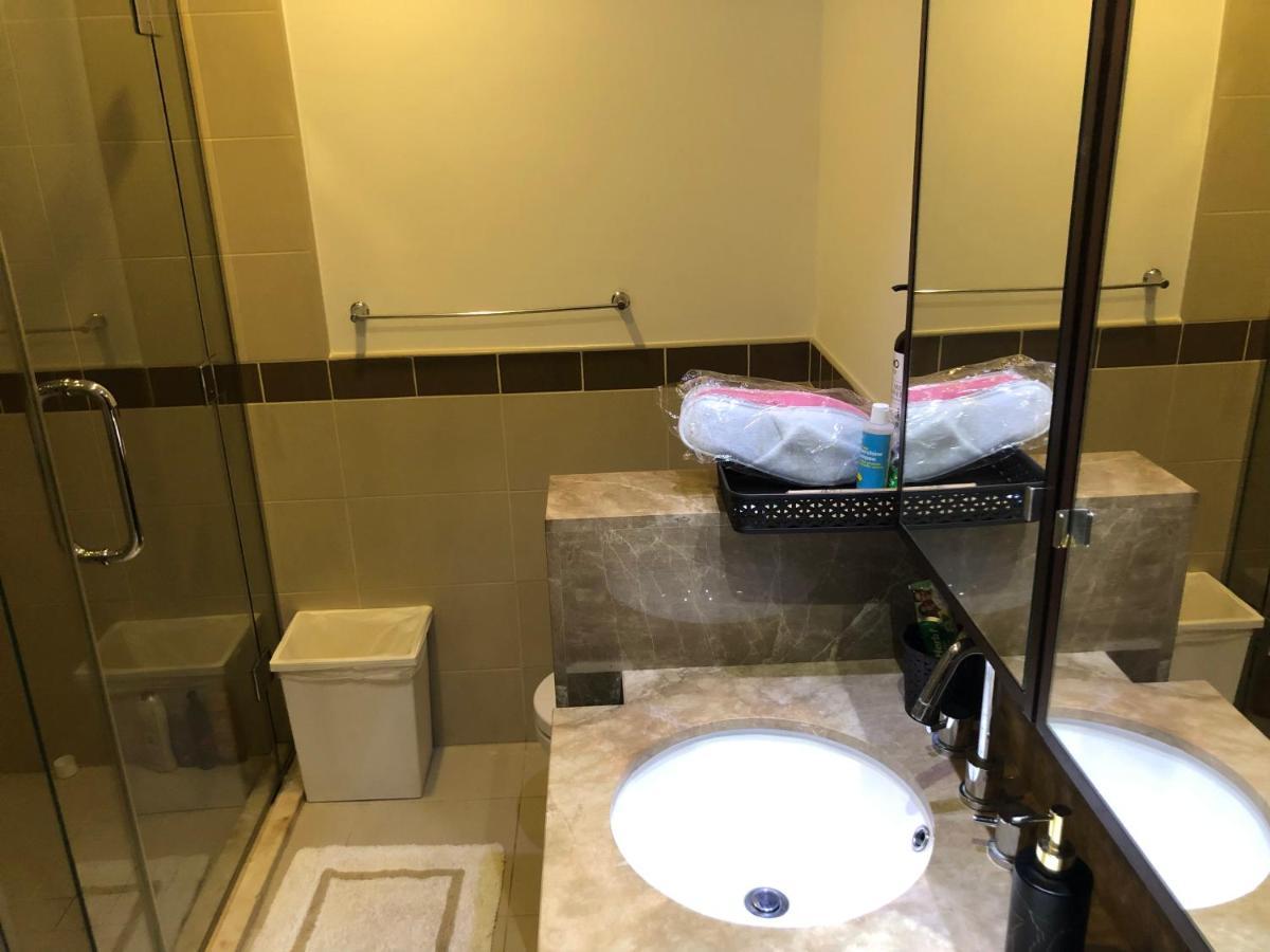 Downtown Boulevard One Bedroom Apt In 29 Blvd غرفة وصالة Burj & Fountain View Master Bedroom Plus 2 Single Beds In Living Room Dubaj Zewnętrze zdjęcie